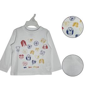 เสื้อยืดเด็กผู้ชาย คอกลม ผ้าเจอร์ซีย์คอตตอน 100% พิมพ์ลายการ์ตูน สไตล์สมาร์ทแคชชวล งานฝีมือประณีต - Product Image 1