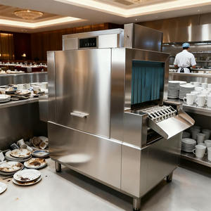 Lavage commercial désinfectant séchage rinçage lave-vaisselle longs lave-vaisselle pour cantines aériennes - Product Image 5