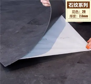 ROSEROSA Peel Và Stick Thiết Kế PVC Gạch Đá Mô Hình Bê Tông Bền Vinyl Sàn Linoleum Sàn