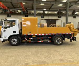 Nouvelle conception de pompe à béton statique montée sur camion de 60 mètres cubes par heure, fabriquée en Chine, à vendre - Product Image 3