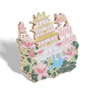 Aimant de réfrigérateur en métal émaillé rigide, souvenir touristique et artisanat commémoratif de Chine - Product Image 6