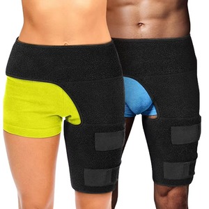 Fitness Leggings Groin Belt Anti Muscle Strain Hip Brace Support Compression Wrap Sports Thigh Hamstring Protective Gear - Product Image 3