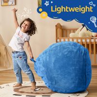 Confortable moelleux larme doux enfants et adolescents bloc mousse à mémoire poufs chaise poufs canapé enfants pour adultes enfants tout-petits