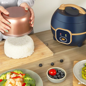 Olla <span class=keywords><strong>Arrocera</strong></span> Eléctrica Portátil de 1.0L con Funciones de Cocción Lenta y Vapor para Uso Doméstico y Hotelero, Ideal para Avena y Risotto - Product Image 2