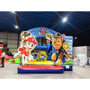 Château gonflable <span class=keywords><strong>Paw</strong></span> <span class=keywords><strong>Patrol</strong></span> avec toboggan pour les fêtes <span class=keywords><strong>d</strong></span>'enfants, location, durable, robuste, amusant pour les événements en plein air - Product Image 3