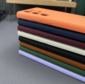 Custodia di lusso in Silicone di puro colore liquido di moda con obiettivo della fotocamera antiurto armatura copertura del telefono <span class=keywords><strong>per</strong></span> <span class=keywords><strong>Samsung</strong></span> S24 Ultra S24 Plus - Product Image 5