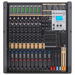Factory 10 12 16 20 24 Channel Audio Mixer Stereo Output Dual DSP Effects Metal Chassis for Stage Performance BT USB Recording - Product Image 2