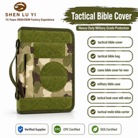 Etui biblique tactique pour hommes couverture de livre scout extérieur pour voyage couverture biblique tactique durable avec porte-stylo