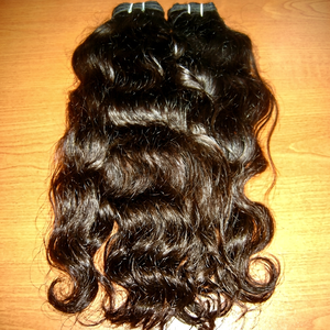 Extensions de cheveux humains indiens Remy à cuticules alignées, double trame, 100g, pour machine à tisser les mèches, provenant du Tamil Nadu - Product Image 1