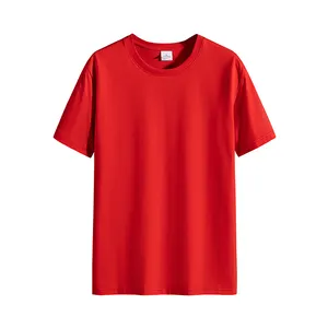 고품질 맞춤형 코튼 반팔 셔츠 빈티지 일반 플러스 사이즈 남성 티셔츠