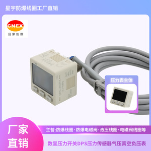 Interruptor de Presión Digital DPS-610RX G1/4 de Plástico IP54, Manómetro de Vacío de Aire de 10 Bares, Pantalla Universal NPN PNP - Product Image 5