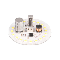 Ampoule LED E27/B22/E14 SKD avec boîtier en aluminium et couvercle en PC, pour usage résidentiel, compatible AC/DC 85-265V, pièce de rechange en matières premières pour driver