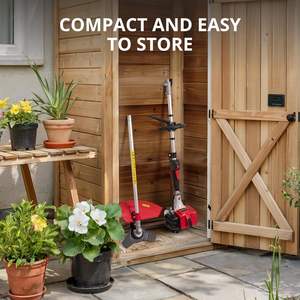 Desbrozadora y Cortadora de Césped 2 en 1 Amerisun, 26 cc, 2 Tiempos, 16 Pulgadas de Ancho de Corte, Cuchilla Metálica, con Correa para Hombro - Product Image 3