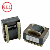 EI 48 EI 41 100V à 60W 30W 15W 7.5W 8 ohm transformateur de montage audio pcb 9 broches