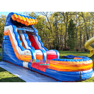 สไลด์พีวีซีแบบเป่าลมกลางแจ้งสำหรับเด็กและผู้ใหญ่สไลเดอร์เป่าลมขนาดยักษ์สำหรับใช้ในบ้านดีไซน์ใหม่ - Product Image 2