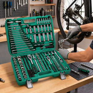 216 pièces ensemble de réparation automobile outils de matériel de véhicule avec clé à douille OEM de qualité industrielle personnalisé emballé dans une boîte - Product Image 3