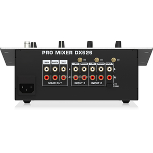 Mezclador de DJ Profesional Clavax CLMC-DX626 de 3 Canales de Audio Digital con Contador de <span class=keywords><strong>BPM</strong></span> y Control VCA, Consola de Mezcla para Fiestas y Bares - Product Image 5