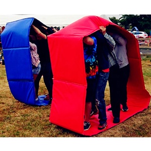 Jeux de Team Building pour Adultes : Compétition de Course sur Pistes de Chenilles et de Tanks Humains - Product Image 1
