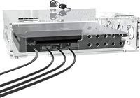 Étui de présentation en acrylique transparent pré-assemblé sur mesure HD pour console de jeu PS4 Slim/Pro, rangement moderne pour la maison et le bureau