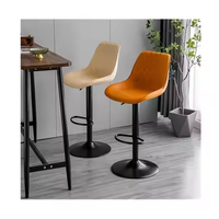 Comptoir pivotant Chrome tabourets de bar maison haut pas cher noir métal cuir tabourets chaises de bar moderne pas encore de commentaires 110 vendu