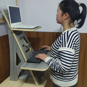 Giá Rẻ Giá ván ép artful thiết kế máy tính bàn nóng bán gỗ nhỏ máy tính đứng cho nhà và văn phòng - Product Image 4