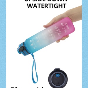 Botella de Agua Motivacional Personalizada de 32 oz, Gran Capacidad, Flujo Rápido, para Deportes al Aire Libre, Bodas, Promociones, Regalos de Bienvenida, con Marcador de Tiempo - Product Image 5
