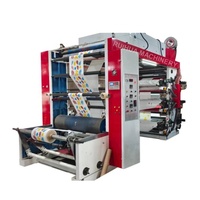 Machine d'impression flexographique automatique 4 couleurs CMYK, nouvelle machine d'impression à rouleaux Anilox en céramique, écran tactile pour étiquettes papier, haute vitesse