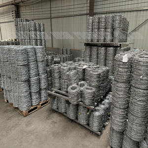 Pagar kawat berduri galvanis, 100m 250m 500m <span class=keywords><strong>1.6mm</strong></span> kawat berduri harga per rol - Product Image 4