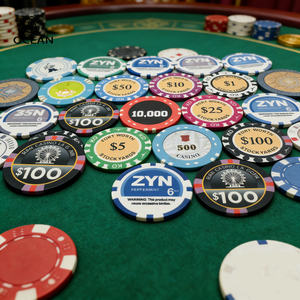 ชิปโป๊กเกอร์เซรามิกคุณภาพสูง ตกแต่งสวยงาม กันน้ำ - Product Image 6