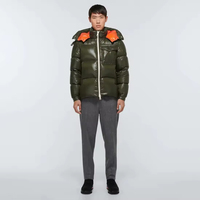 Veste d'hiver unisexe en polyester, sans manches, en satin rembourré, imperméable, avec fermeture éclair, col montant, avec logo personnalisé