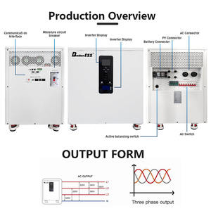 4nrgy <span class=keywords><strong>Pl</strong></span>- 51.2В 32кВт·ч 28кВт·ч со встроенным инвертором 12кВт, трехфазный 220В/230В/380В, комплексное решение + активный балансир 5А + модуль Wi-Fi + DDP - Product Image 5