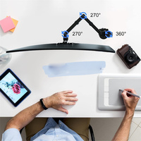 OEM Maßgefertigter Ergonomischer Einzelmonitorständer Höhenverstellbarer Computerbildschirm-Aufsteller mit Kabelmanagement