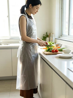 Tablier jetable imperméable à nouer, longueur extra-longue, résistant à la chaleur et aux déchirures, pour les soins de beauté et les soins des animaux