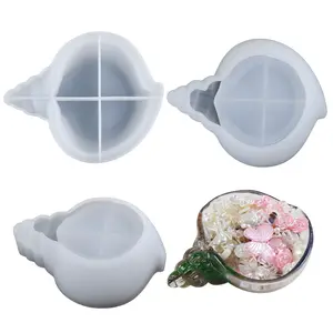 Moule en plastique goutte à goutte pour bricolage coquille conque boîte de rangement moule en silicone approvisionnement exclusif transfrontalier