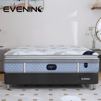 Matelas roulé à ressorts ensachés en mousse haute densité de 12 pouces de qualité supérieure pour l'approvisionnement B2B des acheteurs professionnels