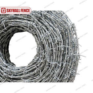 Rollo de alambre de púas galvanizado para granja, rollo de valla de alambre de púas de acero inoxidable de malla de alambre de púas galvanizado de 2,2mm-2,7mm - Product Image 6