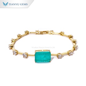 Tianyu Gems Vintage Style <b>Copper</b> <b>Bracelet</b> Adorned with Shiny Zircon Stones and Elegant Daily Wear Jewelry - Product Image 2