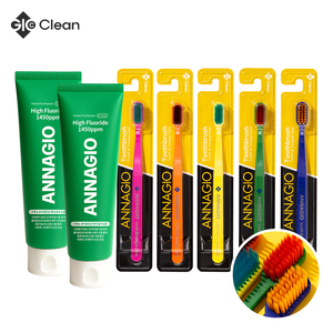 แปรงสีฟันขนาด0.01มม. ขนนุ่ม PBT สำหรับผู้ใหญ่พร้อมอุปกรณ์ทำความสะอาดลิ้นเพื่อการดูแลกลิ่นปาก - Product Image 5