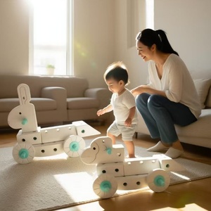 OEM Custom <strong>Large</strong> 1:8 Scale DIY <strong>Building</strong> <strong>Blocks</strong> Toy Handmade MODU Perforated Grinding Color EVA Foam Plastic - Product Image 6