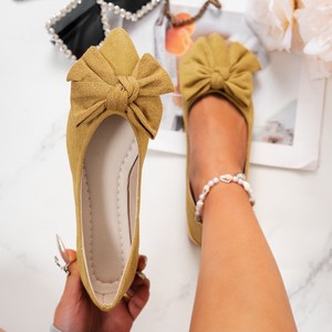 Zapatos Planos de Tacón Bajo con Punta en Pico y Lazo para Mujer, Talla Grande, de Ante, con Tacón Grueso, para Primavera, Talla 44 - Product Image 2