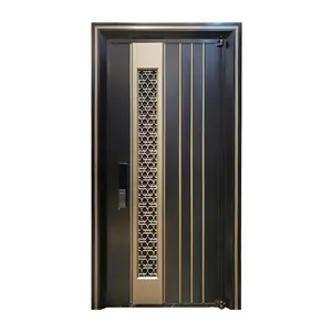 Ngoại Thất Thép Barn Door House Door 2021 New Hot Phối Cảnh Lưới Trang Trí Phong Cách Dân Cư An Ninh Cửa