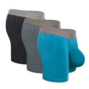 Slip <span class=keywords><strong>boxer</strong></span> da <span class=keywords><strong>uomo</strong></span> all'ingrosso con ampio sacchetto, intimo 3D ergonomico da <span class=keywords><strong>uomo</strong></span> all'ingrosso, produzione di biancheria intima da <span class=keywords><strong>uomo</strong></span> - Product Image 6