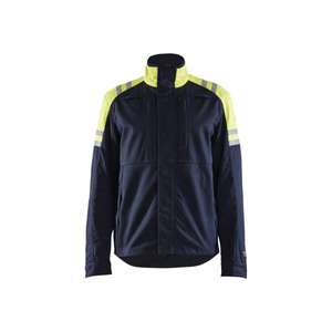 BLAKLADER - 450515198933XXXL Chaqueta de acero inherente Azul marino/Amarillo-EAN 7330509843765 ROPA DE TRABAJO RESISTENTE A LLAMAS - Product Image 1