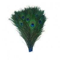 Plumes de paon à œil enfilé naturel à vendre fête carnaval maison mariage pièce maîtresse noël Vase vacances décor bricolage artisanat Floral