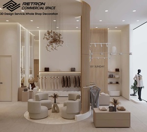 Nuevo diseño de exhibición de ropa Diseño de exhibición de estante de exhibición de ropa ajustable - Product Image 3