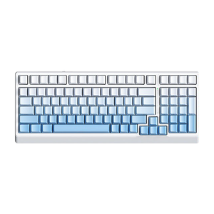 MATHEW YG98 Teclado para juegos de teclas completas Teclado personalizado intercambiable en caliente 99 teclas RGB 2,4 Ghz/Tipo-C/Bluetooth para deportes electrónicos y oficina - Product Image 1