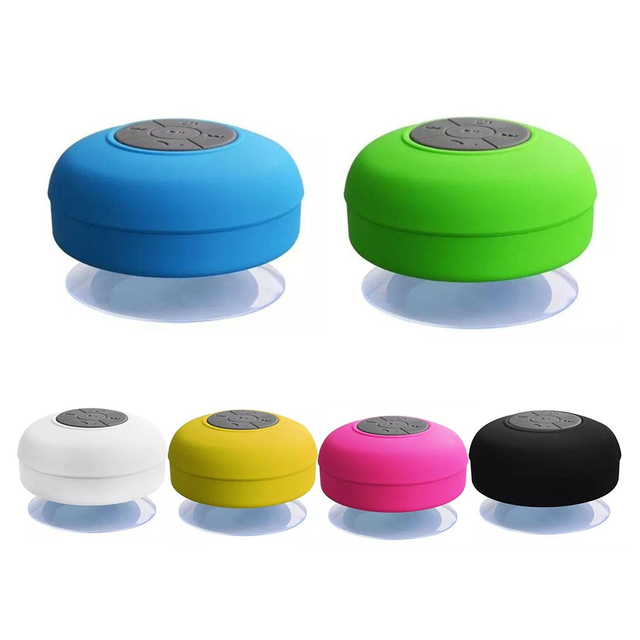 2024 Hot Sale Custom Logo Wireless Stereo Water Floating Waterproof BT Suction Cup Speaker for Mobile Phone Mini Speaker