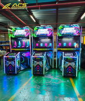 Machine de jeu d'arcade ACS en acier inoxydable avec écran tactile et fonction de tir, à monnayeur, pour enfants, 1-2 joueurs