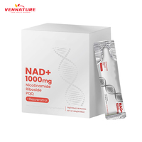 Complément alimentaire à base de plantes OEM 1000mg NAD+ Nicotinamide Riboside PQQ Resvératrol pour l'énergie, l'antioxydation et le soutien immunitaire