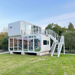 Anpassbares 2-stöckiges Apple Cabin Haus 40ft Modernes Doppelstock-Fertigmodul-Büro-Pod für Resorts - Product Image 3